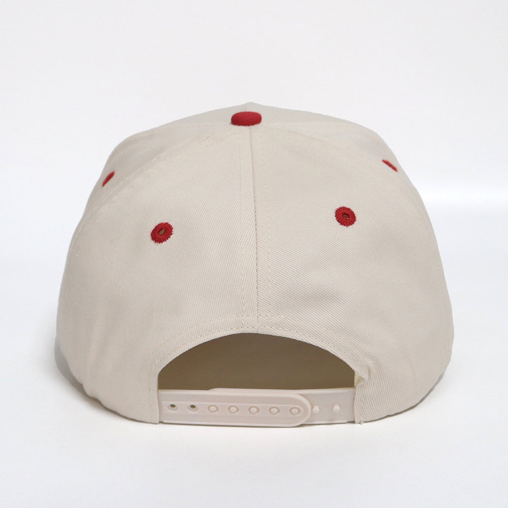 'Very Good' Two Tone Snapback- Cherry